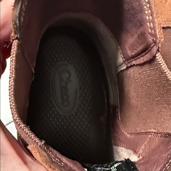Chaco Women's Suede Ankle Booties - Chestnut - Picture 6 of 8